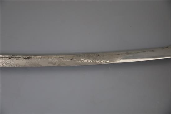 A good 1831 regulation general officers mameluke sword of General Sir George Balfour,